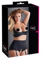 Cottelli Plus Size - vyztužená prsní podpěra (černá) - 95F