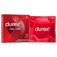 Durex Feel Thin - přirozený pocit kondom (3 ks)