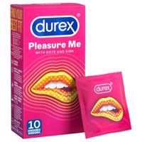 Durex Pleasure Me - Ryzí potěšení: kondom s texturou (10 ks)