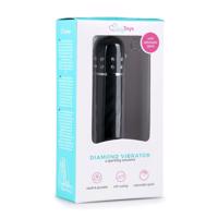 Easytoys Diamond Twirled - Spirálový vibrátor (černý)