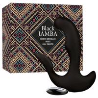 FEELZTOYS Black Jamba - rádio, hřejivý anální vibrátor (černý)