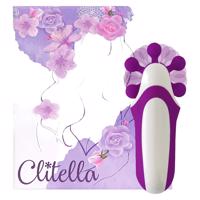 FEELZTOYS Clitella - akumulátorový orální vibrátor (fialový)