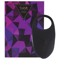 Feelztoys Thor - dobíjecí vibrační kroužek na penis (černý)