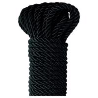 Fetish hedvábné lano - Shibari provaz - 10m (černý)