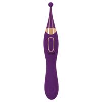 Javida - 2v1 dobíjecí stimulátor a vibrátor set (fialový)