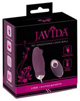 Javida - pulzující vibrovajíčko na dálkové ovládání (fialové)