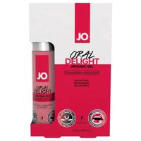JO Orální Potěšení Jahoda - chladivý jedlý lubrikant 30ml