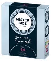 Mister Size tenký kondom - 64mm (3ks)