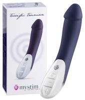 mystim Ohromující Truman - 2 motorový vibrátor (modrý)