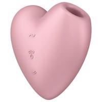 Satisfyer Cutie Heart - růžový pulzující klitorisový vibrátor