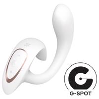 Satisfyer G pro Bohyni 1 - vibrátor na klitoris a G-bod (bílý)