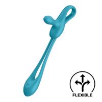 Satisfyer Plug &amp; Play - dobíjecí anální vibrátor a kroužek na penis (modrý)