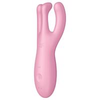 Satisfyer Threesome 4 - chytrý růžový klitorisový vibrátor