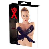 Unisex Latex rukavice - dlouhé, černé