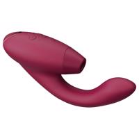 Womanizer Duo 2 - G-bod vibrační dvojka (červená)