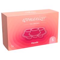Womanizer Premium Eco - náhradní sací hlavice, růžové (3 ks) - M