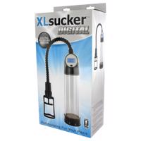 XLSUCKER - digitální erekční a penisová pumpa (průhledná)