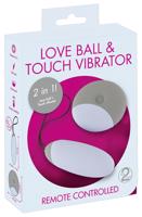 You2Toys - Love ball - akkové vibrační vajíčko 2v1 (šedé)