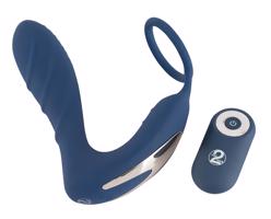 You2Toys Prostatický Kolík - anální vibrátor s erekčním kroužkem (modrý)